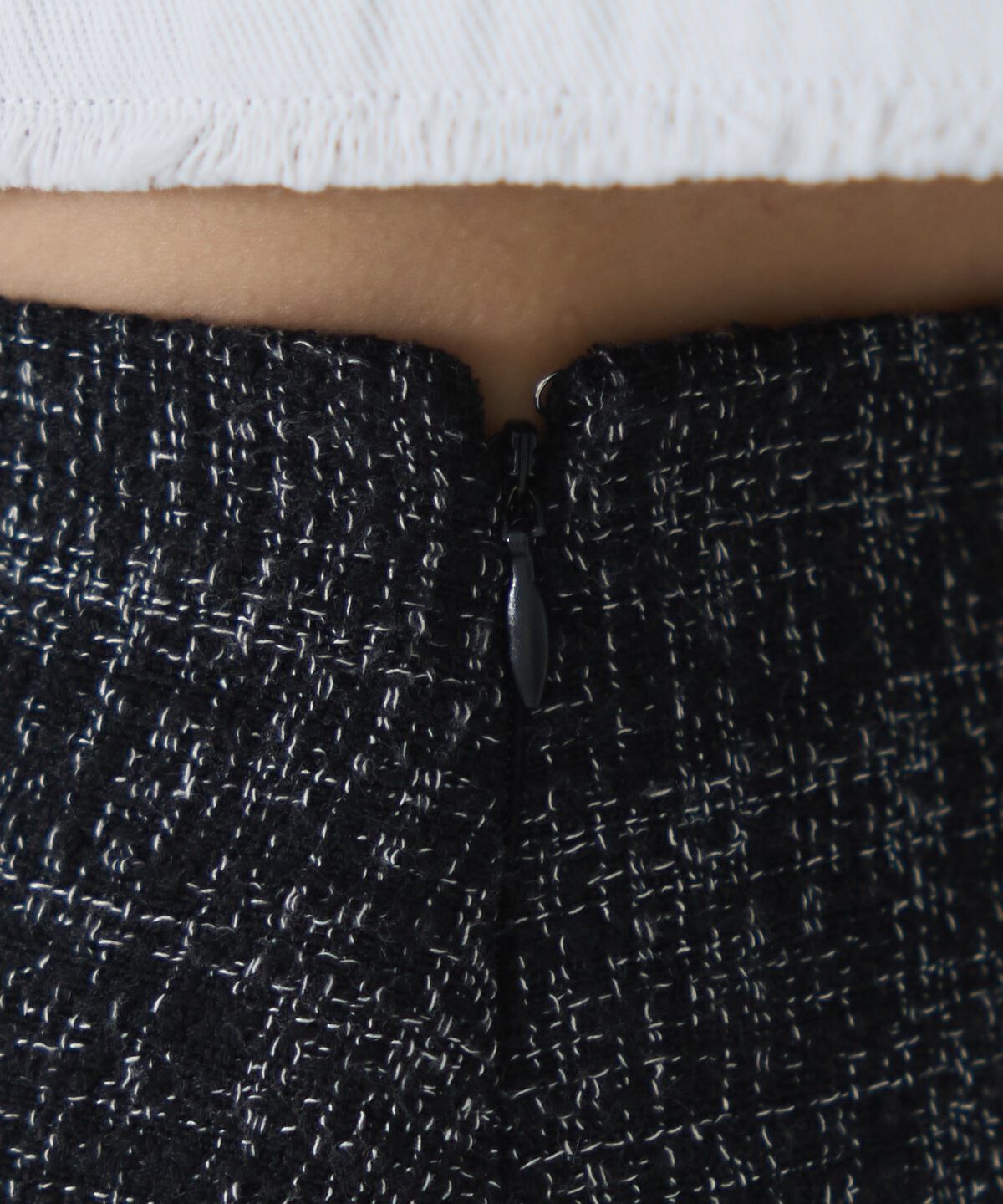 REDYAZEL「ファンシーツイードミニスカート」|台形|