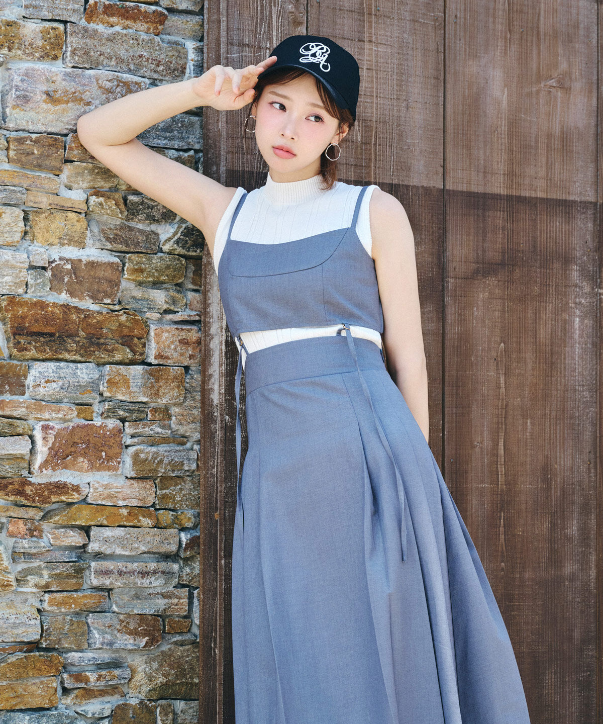 REDYAZEL「ランダムリブニット」|キャミソール|