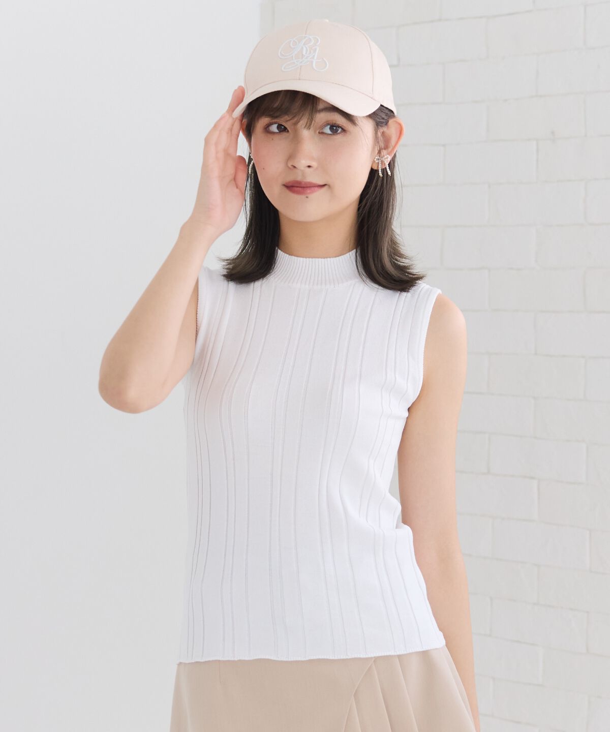 REDYAZEL「ランダムリブニット」|キャミソール|