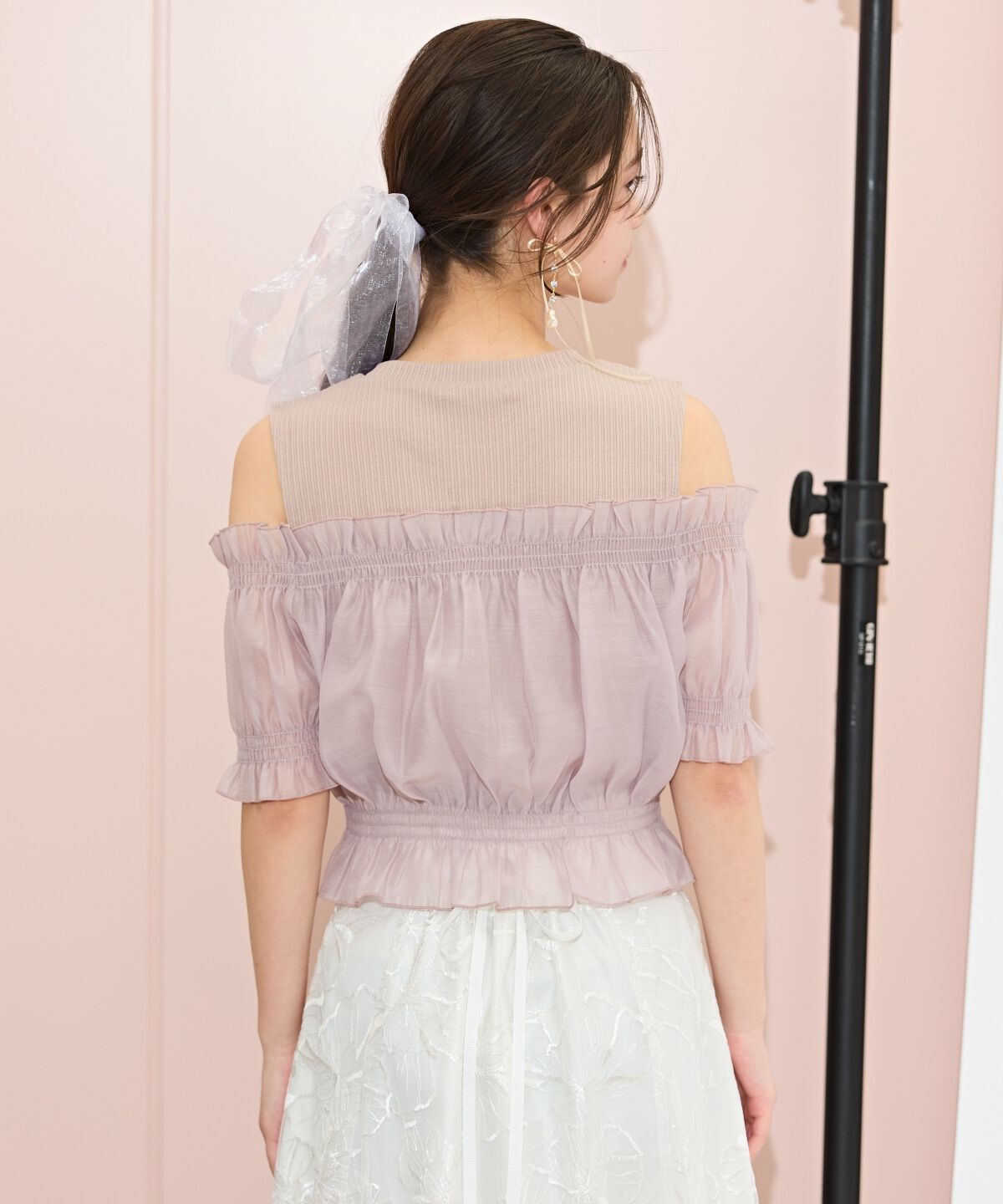 WILLSELECTION「レイヤード風オフショルカットトップス」|Tシャツ・カットソー|