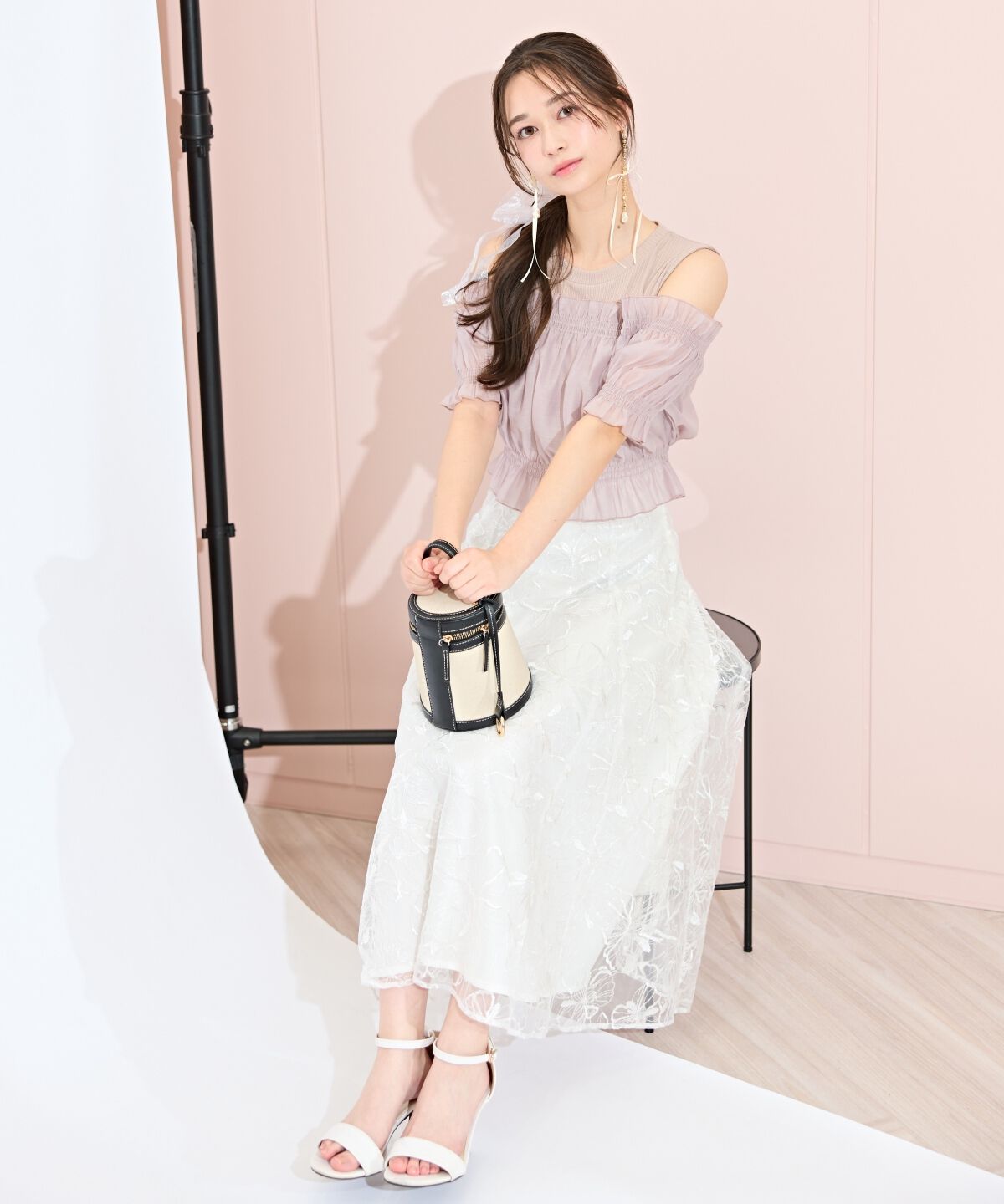 WILLSELECTION「レイヤード風オフショルカットトップス」|Tシャツ・カットソー|