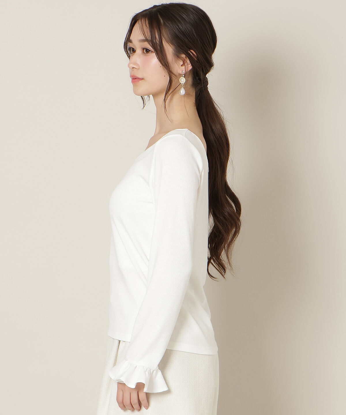 WILLSELECTION「フリルカフスインナートップス」|Tシャツ・カットソー|
