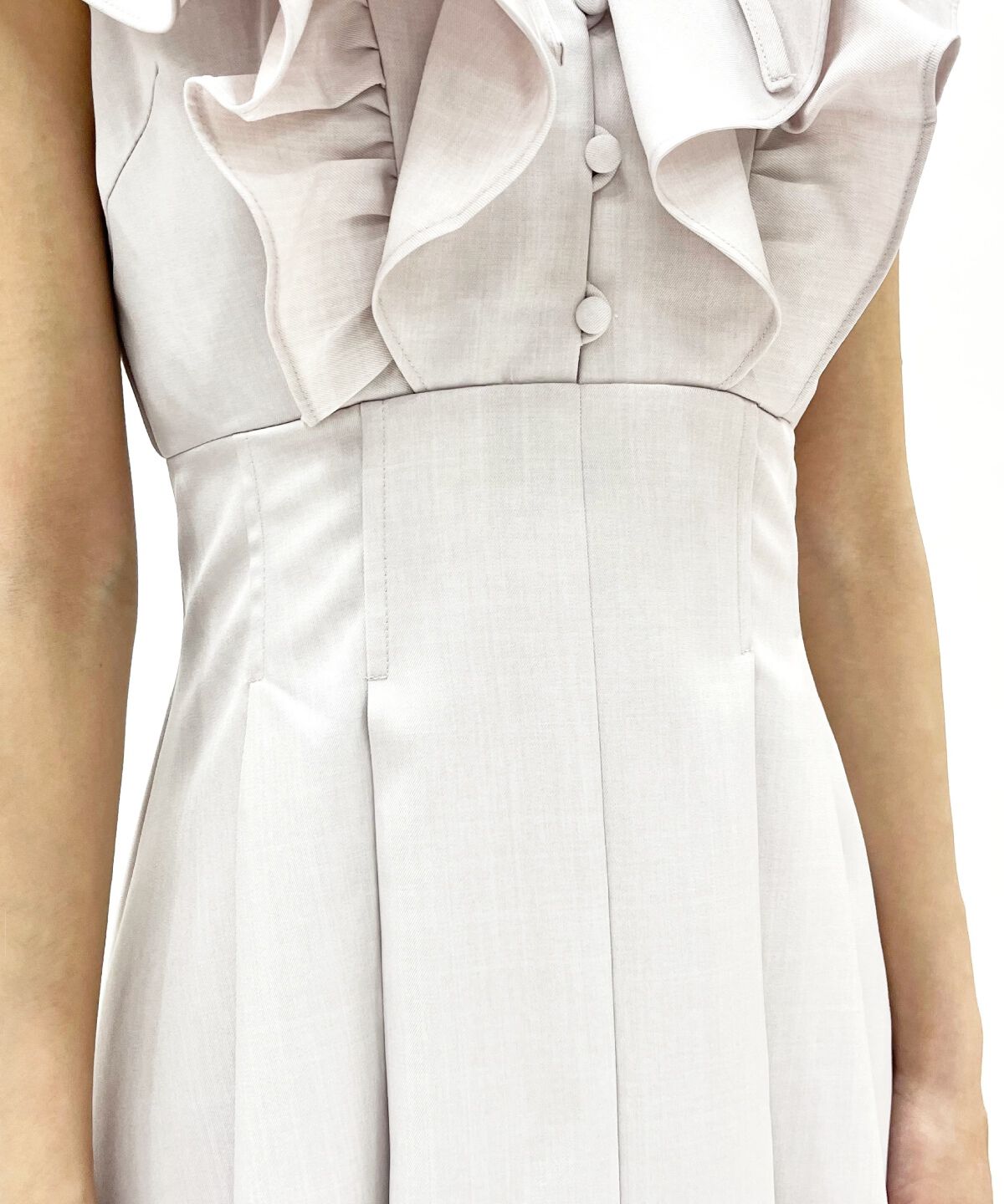 WILLSELECTION「ナローリボンラッフルフリルワンピース」|ワンピース|