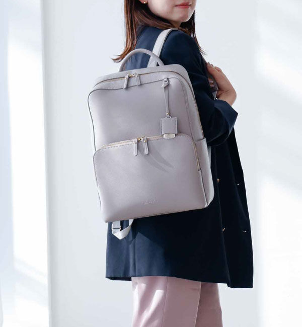 Jewelna Rose「Jewelna Rose | フレイヤ2 A4サイズ | 16126」|リュック|グレー