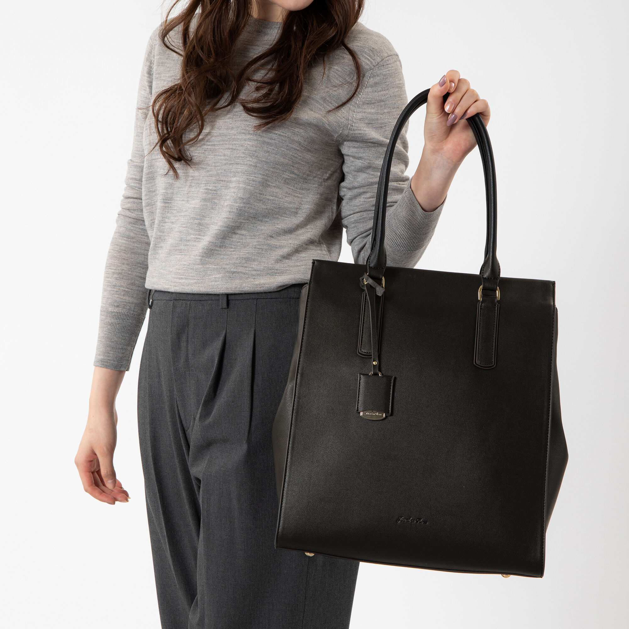 Jewelna Rose「Jewelna Rose OLバッグ エト トートバッグ 縦型 A4サイズ 13.3インチPC収納 11932」|トートバッグ|