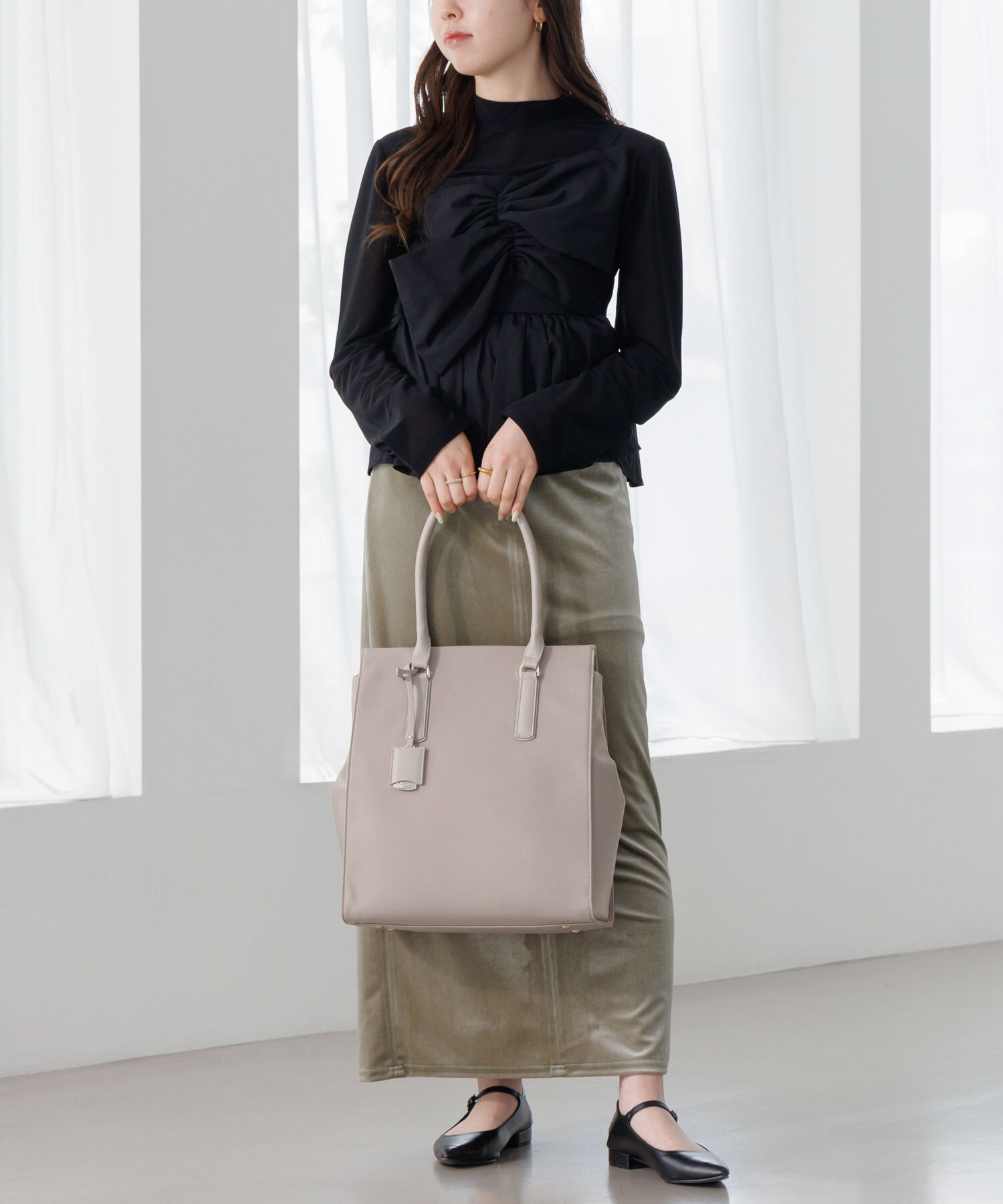 Jewelna Rose「Jewelna Rose OLバッグ・エト エアリィ 縦型トートバッグ 16272」|トートバッグ|