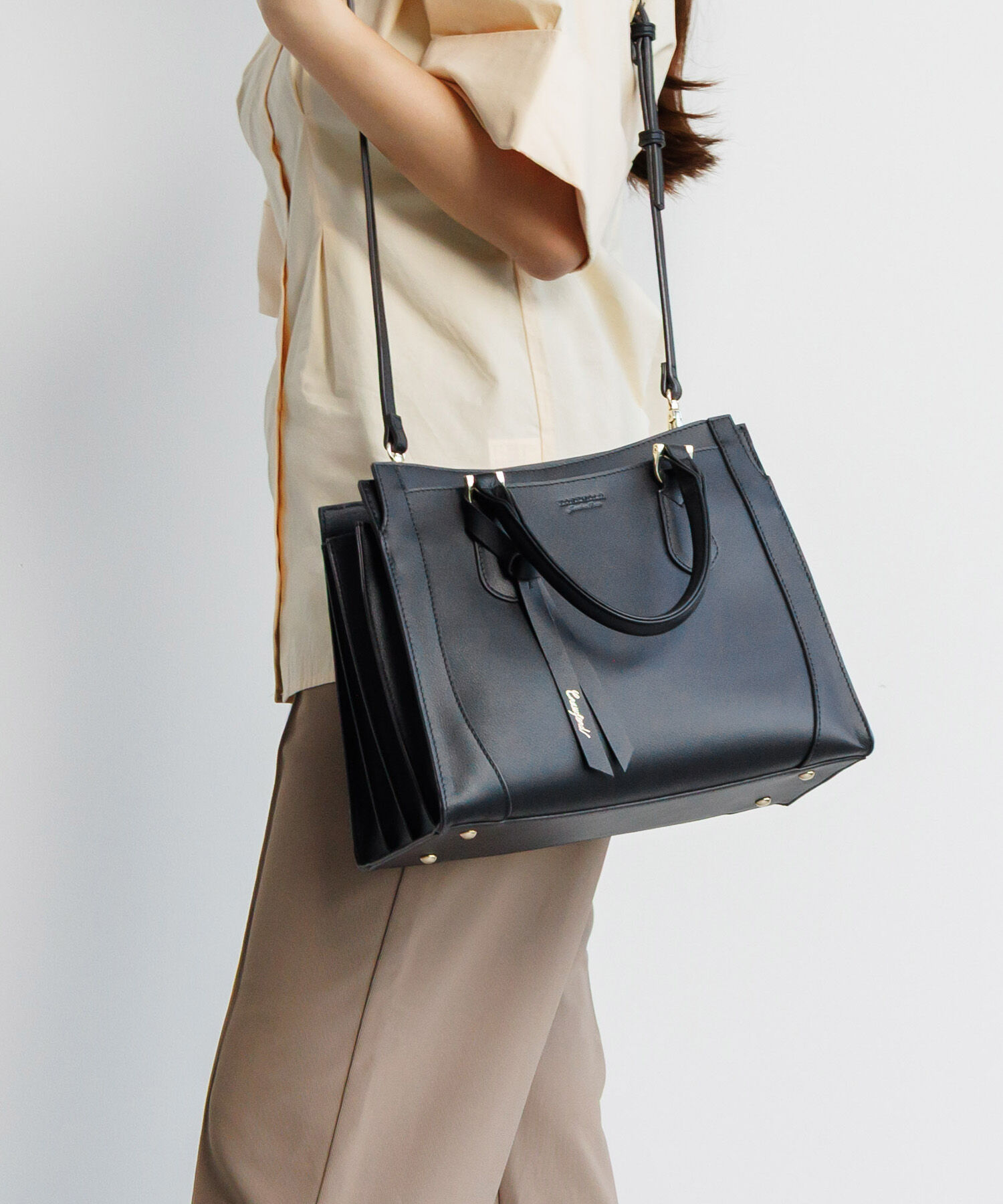  「Jewelna Rose クロフォード シンクブラック 16311」|トートバッグ|