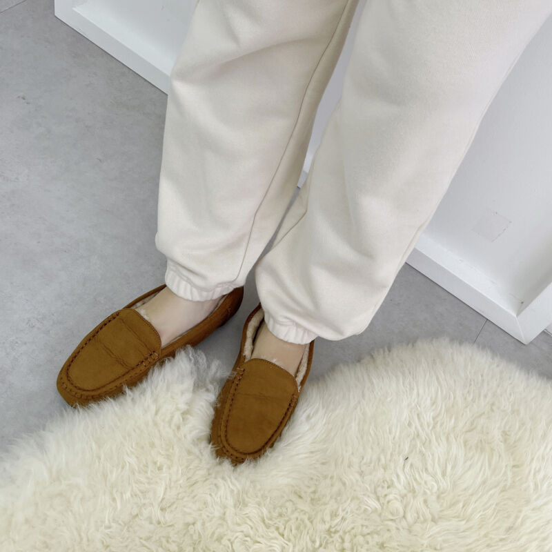 WA Oriental TRaffic「【累計5万足突破】 もこもこ ムートンシューズ /12311 モカシン フェイク ファー 再入荷 フラット」|パンプス|