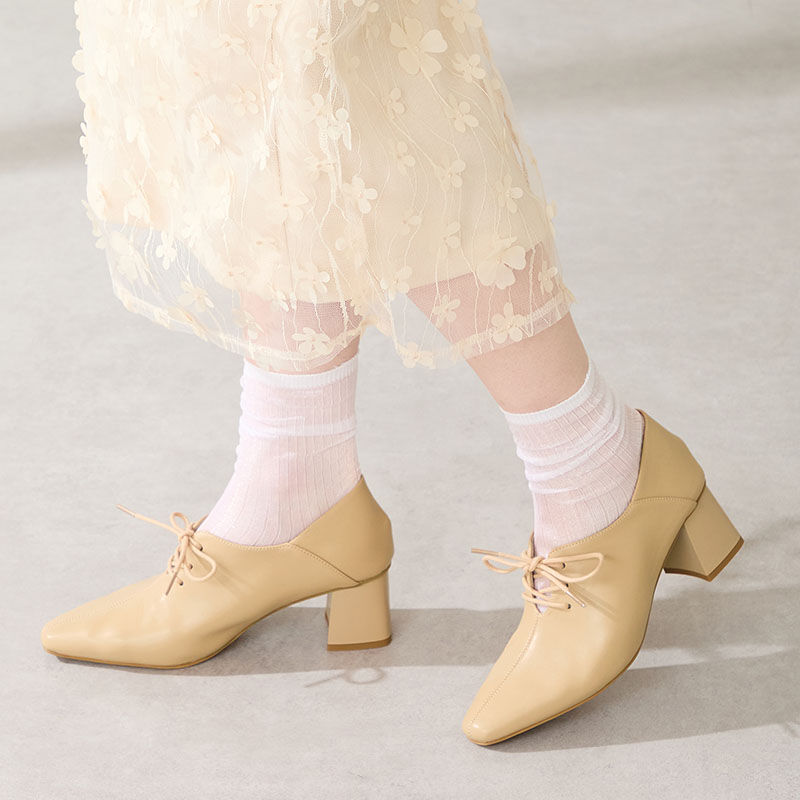 ORiental TRaffic「レースアップバブーシュパンプス/51322」|パンプス|