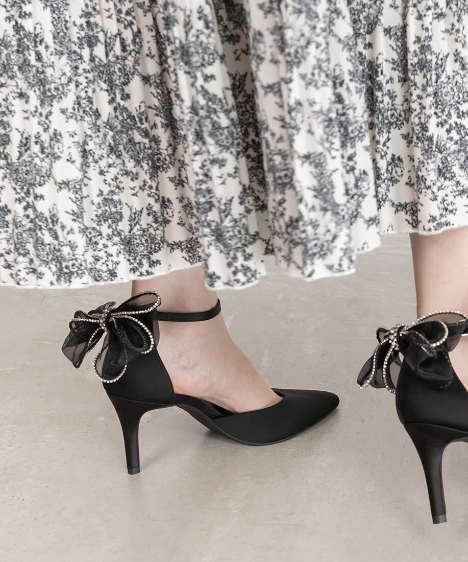  「3WAYリボンセパレートパンプス」|パンプス|