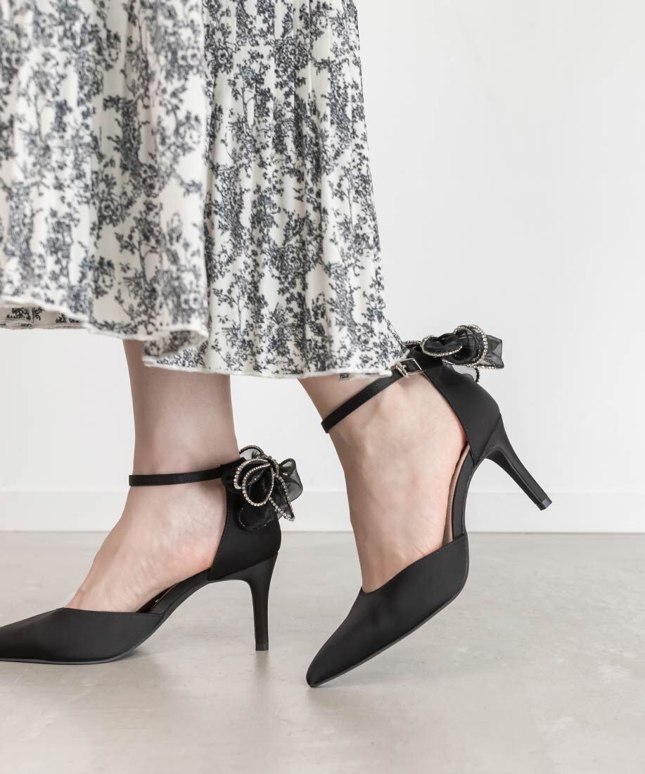  「3WAYリボンセパレートパンプス」|パンプス|