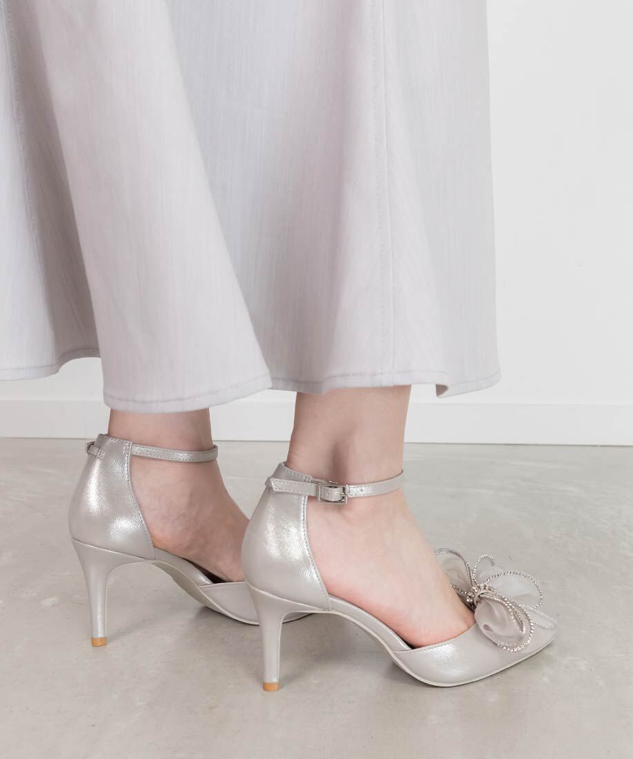  「3WAYリボンセパレートパンプス」|パンプス|