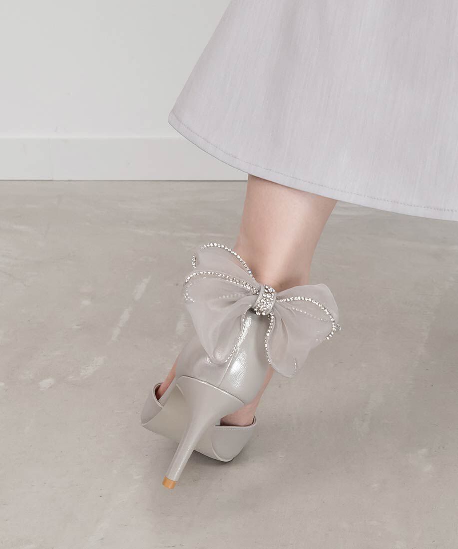  「3WAYリボンセパレートパンプス」|パンプス|