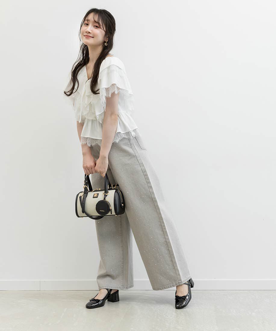  「エナメルバックストラップパンプス」|パンプス|