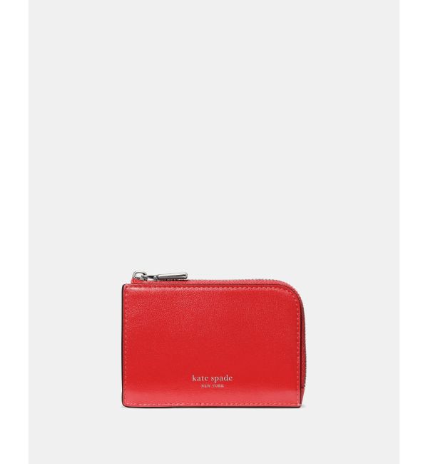 kate spade new york「ミニ ジップ カード ケース」|財布|RED