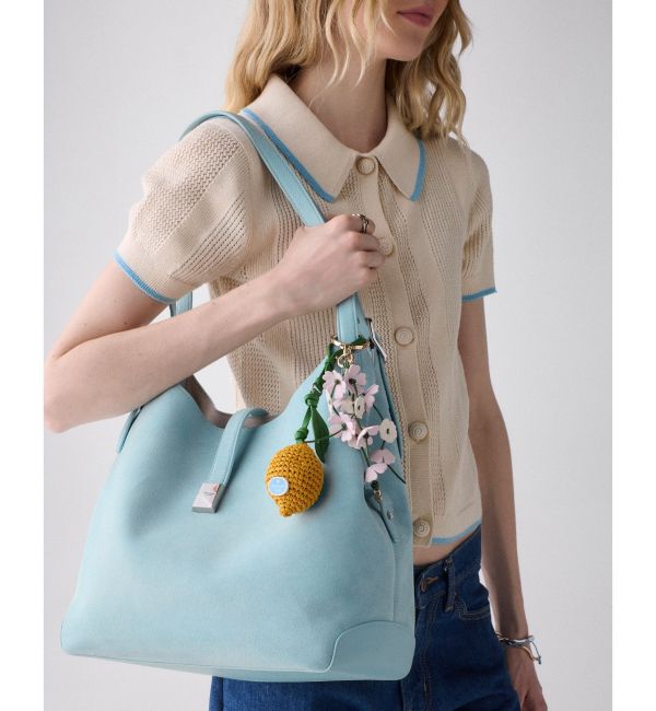 kate spade new york「チャームド レモン クロシェ バッグ チャーム」|ストラップ|