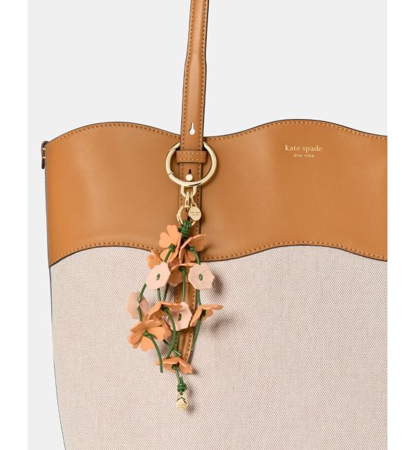 kate spade new york「チャームド フラワー バッグ チャーム」|ストラップ|HABANERO