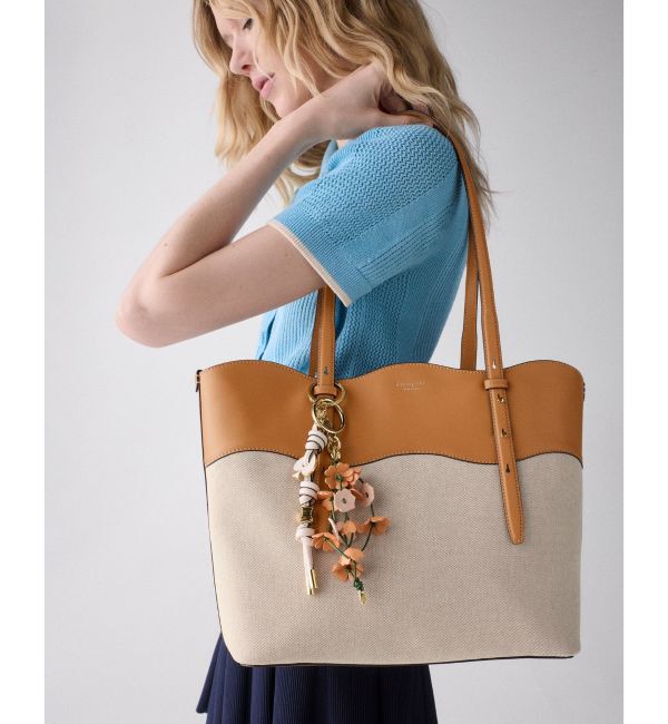 kate spade new york「チャームド フラワー バッグ チャーム」|ストラップ|