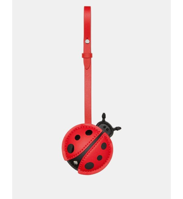 kate spade new york「クリッターズ リビー レディ バグ バッグ チャーム」|ストラップ|RED