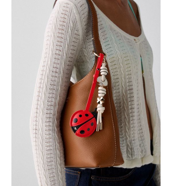 kate spade new york「クリッターズ リビー レディ バグ バッグ チャーム」|ストラップ|