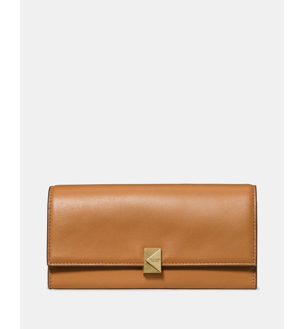 kate spade new york「デコ ラージ フラップ ウォレット」|財布|BROWN
