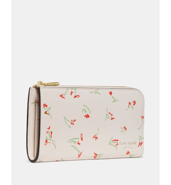 kate spade new york「デヴィン ヴァイブラント バズ ジップ アラウンド コンチネンタル ウォレット」|財布|