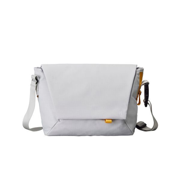MILESTO「Hutte メッセンジャーバッグ L」|ショルダー・メッセンジャー|ライトグレー