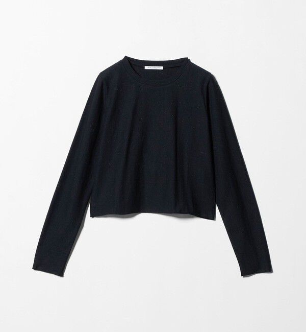 BEAUTY&YOUTH UNITED ARROWS「コットンポリエステル ラメロングスリーブカットソー」|Tシャツ・カットソー|