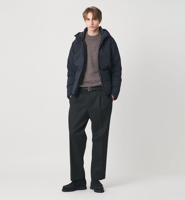 BEAUTY&YOUTH UNITED ARROWS「小松マテーレ シャンブレー フード ダウンジャケット 700FP 撥水機能」|ダウン|