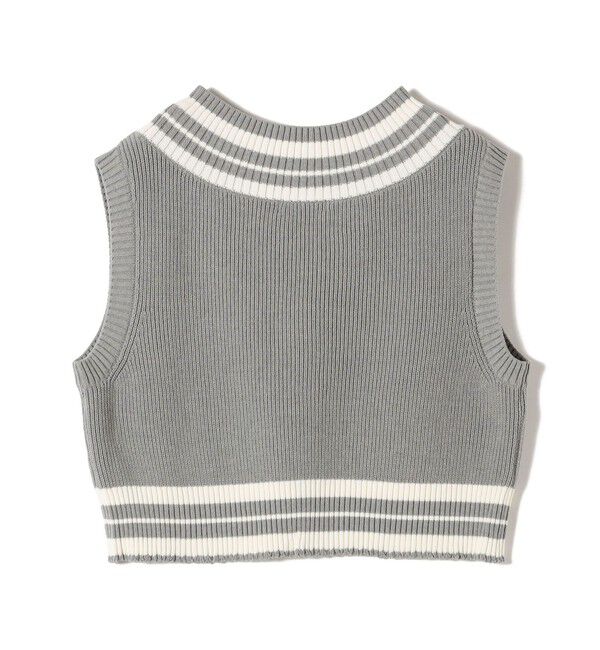 SHIPS for women「【SHIPS別注】WRAPINKNOT:〈手洗い可能〉チルデン ニット ベスト」|ベスト・ジレ|
