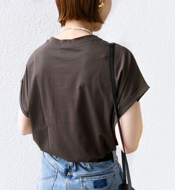 SHIPS for women「ローズペトール 半袖 プリント TEE」|Tシャツ・カットソー|