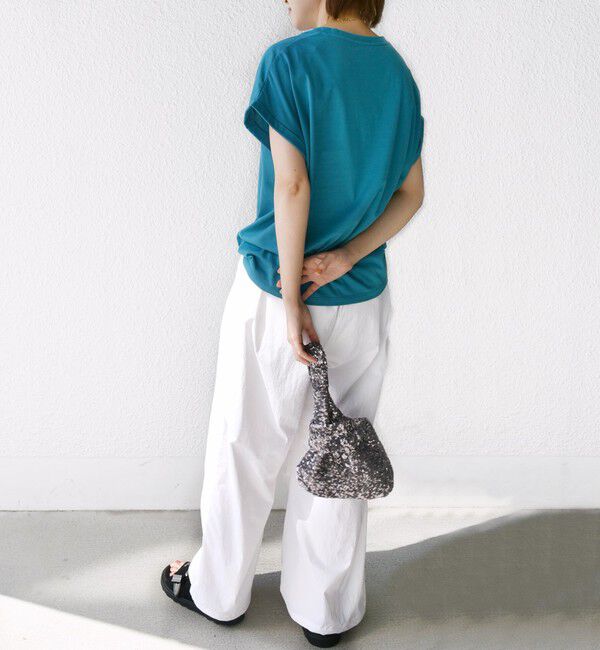 SHIPS for women「ローズペトール 半袖 プリント TEE」|Tシャツ・カットソー|