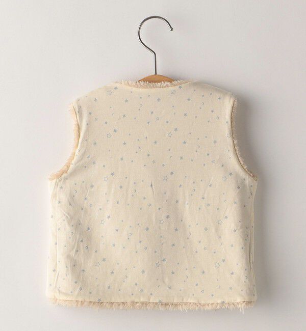 SHIPS KIDS「SHIPS KIDS:80～90cm / フェイクファー リバーシブル ベスト」|ベスト・ジレ|