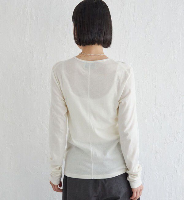 SHIPS for women「Wai＋:〈手洗い可能〉オーガニックコットン カットソー」|Tシャツ・カットソー|