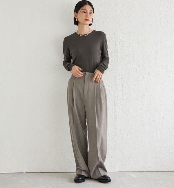 SHIPS for women「Wai＋:〈手洗い可能〉オーガニックコットン カットソー」|Tシャツ・カットソー|