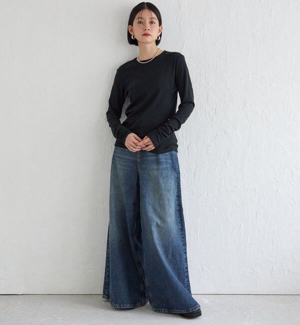 SHIPS for women「Wai＋:〈手洗い可能〉オーガニックコットン カットソー」|Tシャツ・カットソー|