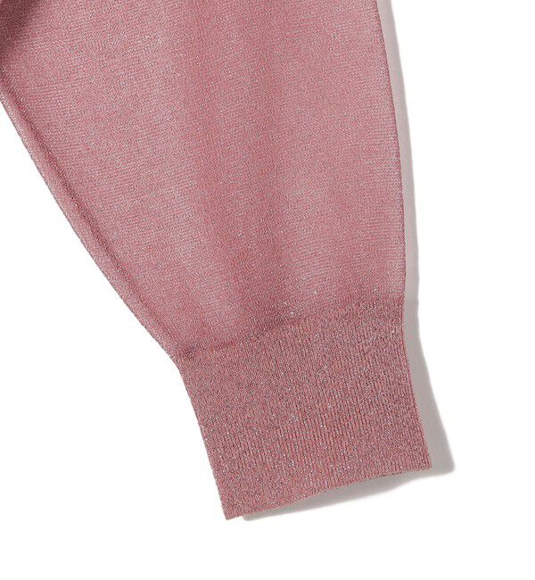 SHIPS for women「〈手洗い可能〉イタリーヤーン ラメ ショート カーディガン」|カーディガン|