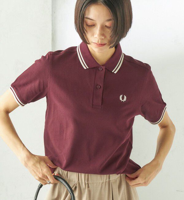 SHIPS for women「FRED PERRY:G3600 TWIN TIPPED SHIRTS」|ポロシャツ|