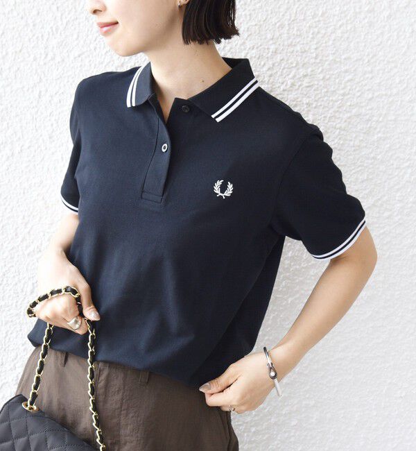 SHIPS for women「FRED PERRY:G3600 TWIN TIPPED SHIRTS」|ポロシャツ|