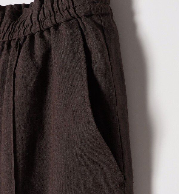 quaranciel「quaranciel:〈洗濯機可能〉ラミー ピンタック ワイド イージー パンツ」|その他|