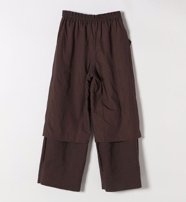 quaranciel「quaranciel:〈洗濯機可能〉ラミー ピンタック ワイド イージー パンツ」|その他|