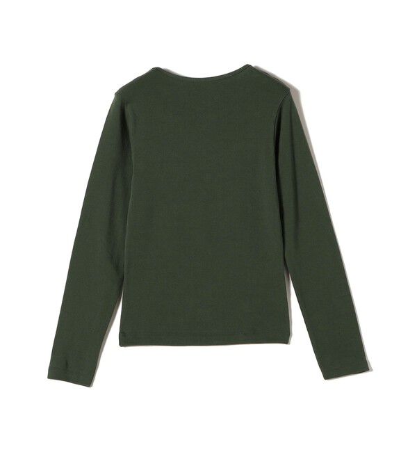 SHIPS for women「gicipi:バック U ロング スリーブ Tシャツ（CECE）」|Tシャツ・カットソー|オリーブ