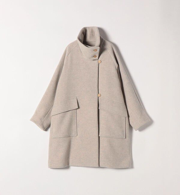 SHIPS any「SHIPS any: カシミヤ ミックス スタンドカラー ミドル コート」|その他|