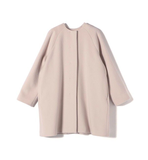 SHIPS for women「Pure SUPER100 ノーカラー コート」|ノーカラーコート|