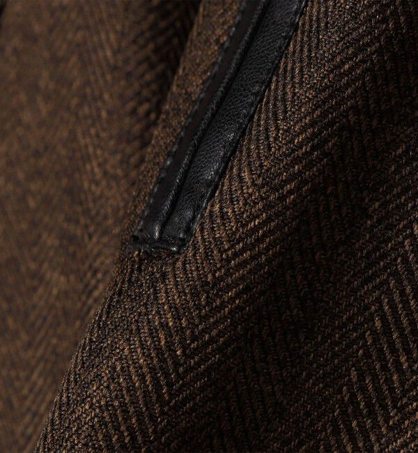 SHIPS any「SHIPS any: ヘリンボーン パイピング フレア ジャンパースカート」|ワンピース|