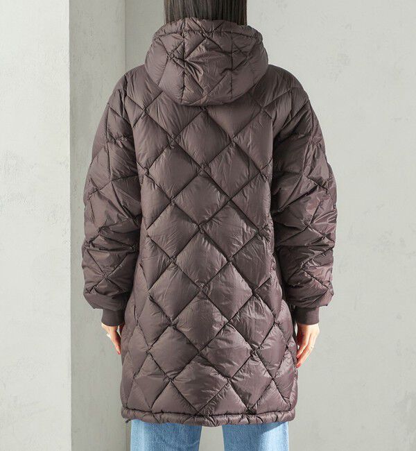 SHIPS for women「【SHIPS別注】Wai+ &times; TAION:〈手洗い可能〉ミディ ダウン コート」|ダウン|