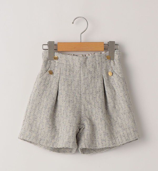 SHIPS KIDS「SHIPS KIDS:100～130cm / ツイード タック ショート パンツ」|その他|