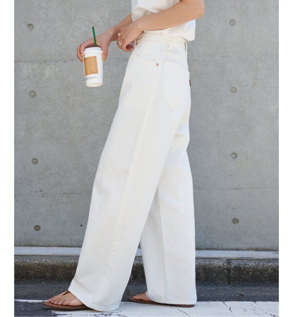 OUTDOOR PRODUCTS Usual Things「追加3 ULTライトデニムハイライズルーズ5PKT」|デニム|