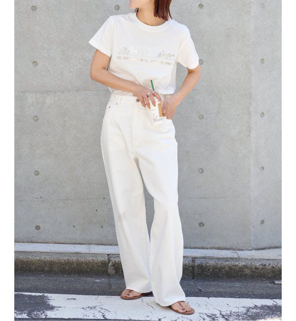 OUTDOOR PRODUCTS Usual Things「追加3 ULTライトデニムハイライズルーズ5PKT」|デニム|