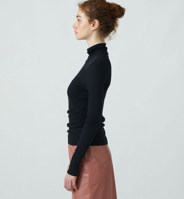 Ballsey「コットンシルクリブ タートルネックプルオーバー」|Tシャツ・カットソー|